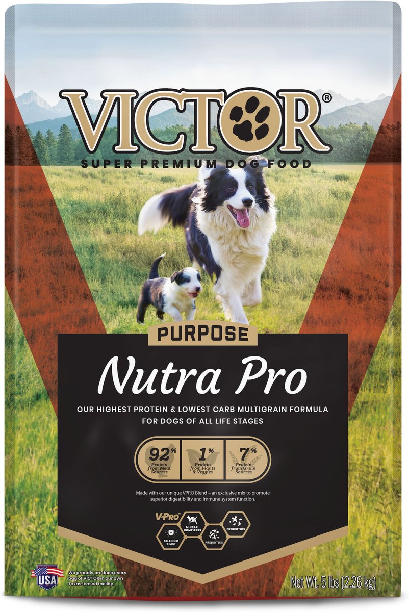 VICTOR Nutra Pro Active High Pro Activetein Low Carb Gluten-Free Dry Dog Food