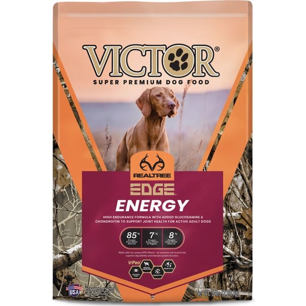 VICTOR Realtree Edge Energy High Protein Joint Support Active Sporting Dry Dog Food