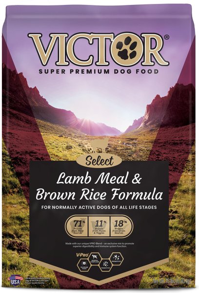 Victor Select Chicken Meal & Brown Rice Formula, Dry Dog Food 15 lbs