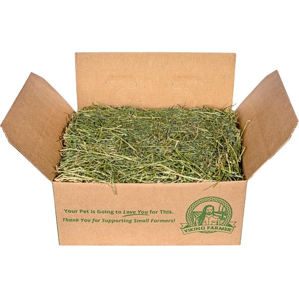 Image showcasing OXBOW Alfalfa Hay Small Animal Food, 9-lb box - Chewy.com