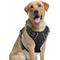 Show in main carousel: Vila Adjustable Reflective No Pull Dog Harness, Black, Large, 17 to 34-in chest slide 1 of 8
