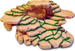 Vila Bearded Dragon & Leopard Gecko Humid Hide Resin Cave & Basking Rocks, Reptile Habitat Decor slide 2 of 6