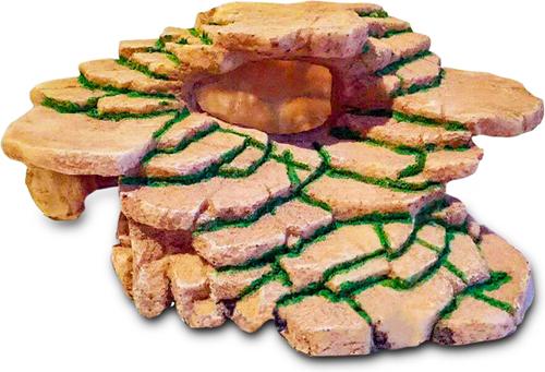 Show full view: Vila Bearded Dragon & Leopard Gecko Humid Hide Resin Cave & Basking Rocks, Reptile Habitat Decor slide 2 of 7