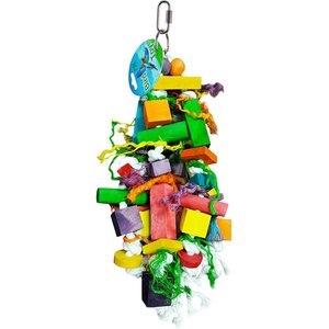 Vila Colorful Hanging Teeth Grinding Rat Guinea-Pig & Small Animal Wooden Chew Blocks, 16-in