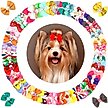 Show in main carousel: Vila Cute Ribbon Bows Elastic Rubber Band Hair Ties Dog & Cat Grooming Accessories, 60 count slide 1 of 5