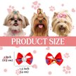 Show in main carousel: Vila Cute Ribbon Bows Elastic Rubber Band Hair Ties Dog & Cat Grooming Accessories, 60 count slide 4 of 5