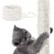 Show in main carousel: Vila Sisal Twine Cat Tree Tower & Scratching Post Replacement Rope, White, 0.3-in x 33-ft slide 1 of 4