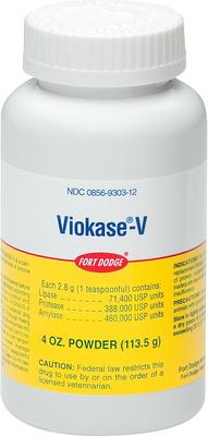 VIOKASE-V Powder for Dogs & Cats, 4-oz - Easy Refills | Chewy Rx