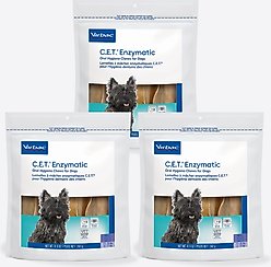 Virbac C.E.T. Enzymatic Dental Chews for Small Dogs, 25.5-oz bundle