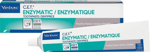 Show full view: Virbac C.E.T. Enzymatic Dog & Cat Poultry Flavor Toothpaste, 70 gram & Virbac C.E.T. Tartar Control Seafood Flavor Dog & Cat Toothpaste, 70 gram slide 2 of 10