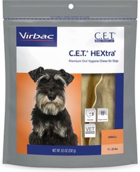 Virbac C.E.T. HEXtra Dental Chews for Dogs, 11-25 lbs