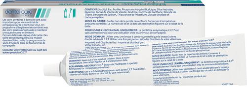 Show full view: Virbac C.E.T. HEXtra Premium Dental Chews + Enzymatic Poultry Flavor Toothpaste for Dogs slide 7 of 9