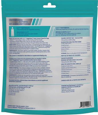 Show full view: Virbac C.E.T. VeggieDent Fr3sh Tartar Control Chews + Enzymatic Poultry Flavor Toothpaste for Dogs slide 3 of 9