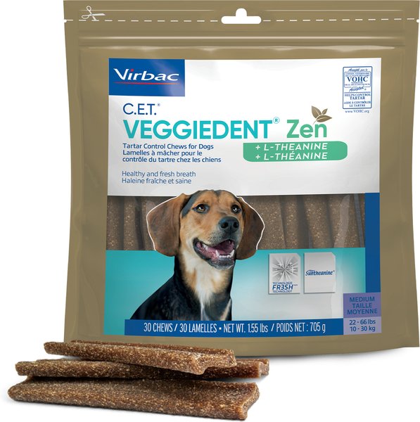 Veggiedent Chewable Veggiedent Dental Chews VIRBAC VeggieDent Zen