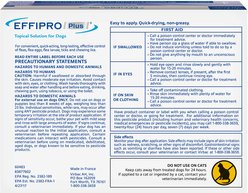 Virbac EFFIPRO Flea & Tick Spot Treatment for Dogs, 23-44.9 lbs, 3 Doses (3-mos. supply) slide 2 of 4