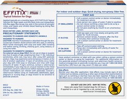 Virbac EFFITIX Flea & Tick Spot Treatment for Dogs, 11-22.9 lbs, 3 Doses (3-mos. supply) slide 2 of 4