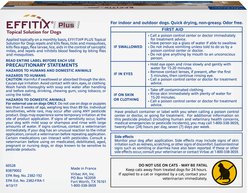 Virbac EFFITIX Flea & Tick Spot Treatment for Dogs, 89-132 lbs, 3 Doses (3-mos. supply) slide 2 of 4