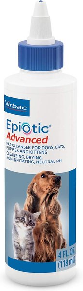 VIRBAC Epi-Otic Advanced Ear Cleaner for Dogs & Cats, 4-fl