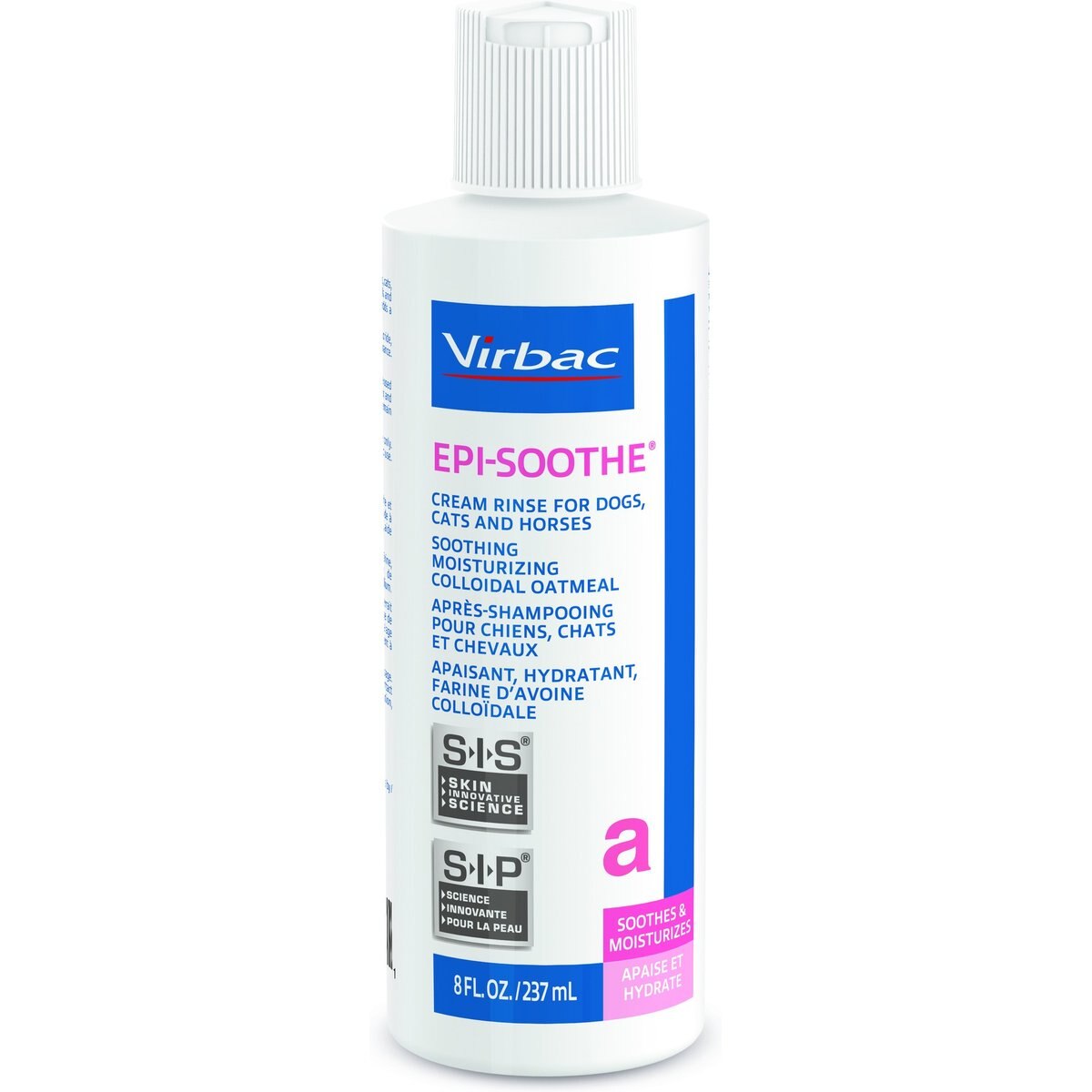 Virbac Epi-Soothe Cream Rinse & Conditioner for Dogs & Cats, 8-oz