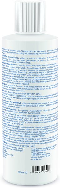 Show full view: Virbac Epi-Soothe Shampoo, 16-fl oz bottle slide 2 of 7