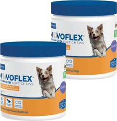 Virbac MOVOFLEX Advanced Soft Chews Joint Supplement for Medium Breed Dogs, 120 count bundle
