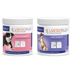 Virbac MOVOFLEX for Medium Breed + Soft Chews Joint Supplement for Large Dogs
