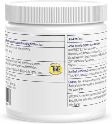 Show full view: Virbac MOVOFLEX for Small Breed + Soft Chews Joint Supplement for Medium Breed Dogs slide 6 of 8