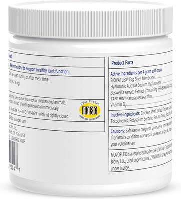 Show full view: Virbac MOVOFLEX Soft Chews Joint Supplement for Medium Breed Dogs, 60 count, bundle of 2 slide 3 of 10