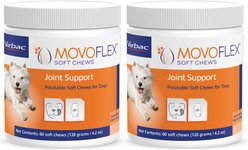 Virbac MOVOFLEX Soft Chews Joint Supplement for Small Breed Dogs, 120 count bundle