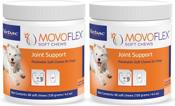 Curated visual reference: Visual Reference: Virbac Movoflex Soft Chews Joint Supplement For Small Breed Dogs