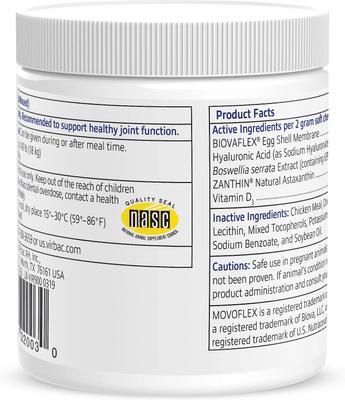 Show full view: Virbac MOVOFLEX Soft Chews Joint Supplement for Small Breed Dogs, 60 count slide 3 of 10