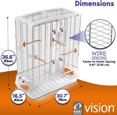 Show full view: Vision II Model L12 Bird Cage, Large slide 5 of 9