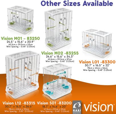 Show full view: Vision II Model L12 Bird Cage, Large slide 7 of 9