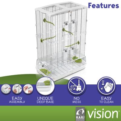 Show full view: Vision II Model M02 Bird Cage, Medium slide 3 of 9