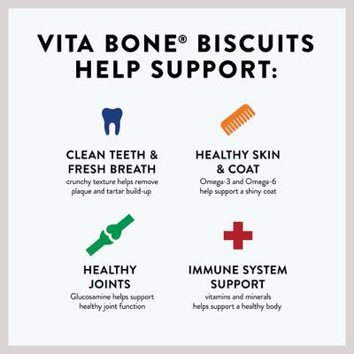 Show full view: Vita Bone Multi Flavors Crunchy Biscuit Dog Treats, Medium slide 5 of 10