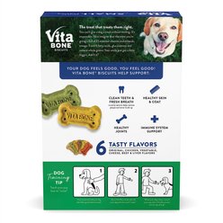 Vita Bone Multi Flavors Crunchy Biscuit Dog Treats, Small slide 2 of 8
