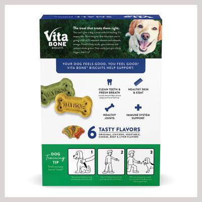 Show full view: Vita Bone Multi Flavors Crunchy Biscuit Dog Treats, Small slide 3 of 10