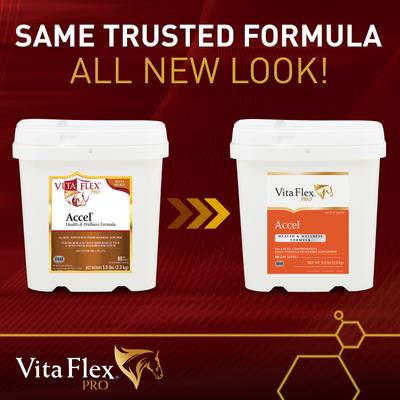 Show full view: Vita Flex Pro Accel Health & Wellness Formula Pellets Horse Supplement, 5-lb bucket slide 2 of 9