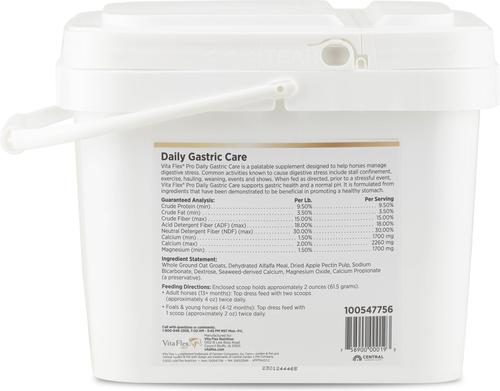 Show full view: Vita Flex Pro Daily Gastric Care Horse Supplement, 16.5-lb tub slide 8 of 10