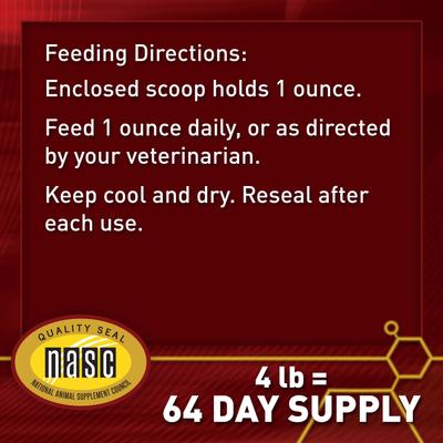 Show full view: Vita Flex Pro E & Selenium Vitamin E Powder Horse Supplement, 4-lb bucket slide 7 of 10