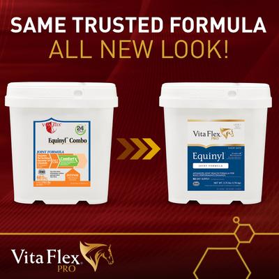 Show full view: Vita Flex Pro Equinyl Combo Joint Formula Powder Horse Supplement, 3.75-lb bucket slide 2 of 10