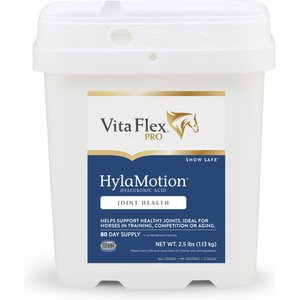 Vita Flex Pro Hylamotion Equine Joint Support Hay Flavor Powder Horse Supplement, 2.5-lb bucket