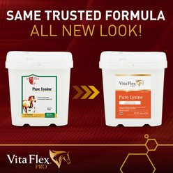 Vita Flex Pro Pure Lysine Amino Acid Powder Horse Supplement 151 Day Supply, 4-lb bucket slide 2 of 8
