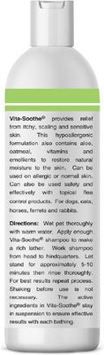 Show full view: Vita-Soothe Aloe & Oatmeal Dog Shampoo, 17-fl oz bottle slide 3 of 8