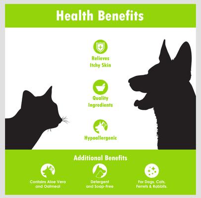 Show full view: Vita-Soothe Aloe & Oatmeal Dog Shampoo, 17-fl oz bottle slide 5 of 8