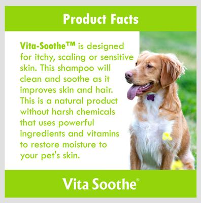 Show full view: Vita-Soothe Aloe & Oatmeal Dog Shampoo, 17-fl oz bottle slide 7 of 8
