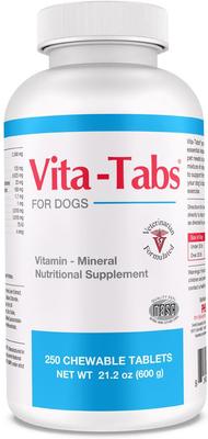 Show full view: Vita-Tabs Liver Flavored Multivitamin for Dogs, 250 count slide 1 of 9