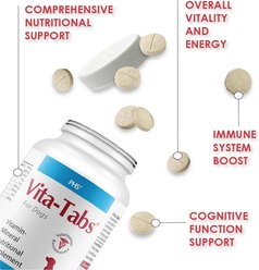 Vita-Tabs Liver Flavored Multivitamin for Dogs, 60 count slide 2 of 8