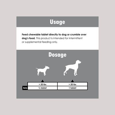 Show full view: Vita-Tabs Silver Liver Flavored Multivitamin for Senior Dogs, 100 count slide 8 of 10