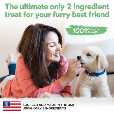 Show full view: Vitafur Barkin' Burger Beef + Chicken Combo Pack Grain-Free Dehydrated Dog Treats, 2 count, 4-oz bag slide 3 of 7